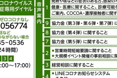 0552238896は山梨県新型コロナウイルス感染症専用相談ダイヤル - 電話やSMSの用件を知りたい!この番号からの着信は何? 9 0552238896e381afe5b1b1e6a2a8e79c8ce696b0e59e8be382b3e383ade3838ae382a6e382a4e383abe382b9e6849fe69f93e79787e5b082e794a8e79bb8e8ab87e38380